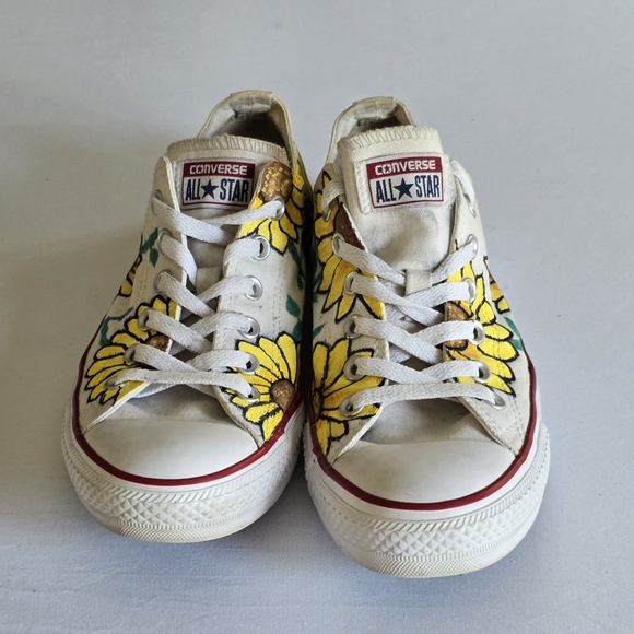 Converse Chuck Taylor All Star Custim Sunflowers M7652 Men's 8 WM 10 Sneakers - Picture 9 of 11